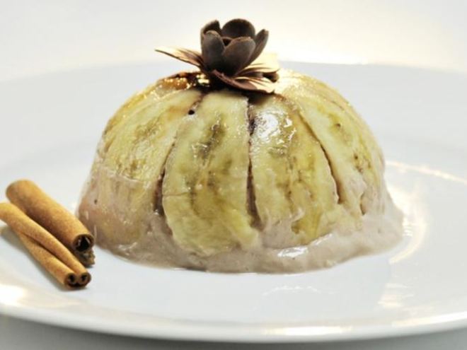 Рецепт шоколадна-бананового мусс лайт