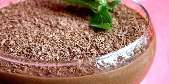 Шоколадно-манный мусс