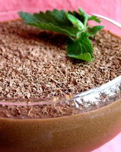 Шоколадно-манный мусс