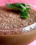 Шоколадно-манный мусс