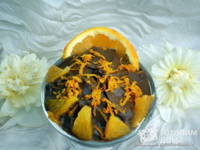 Рецепт шоколадного мусса с авокадо и апельсином