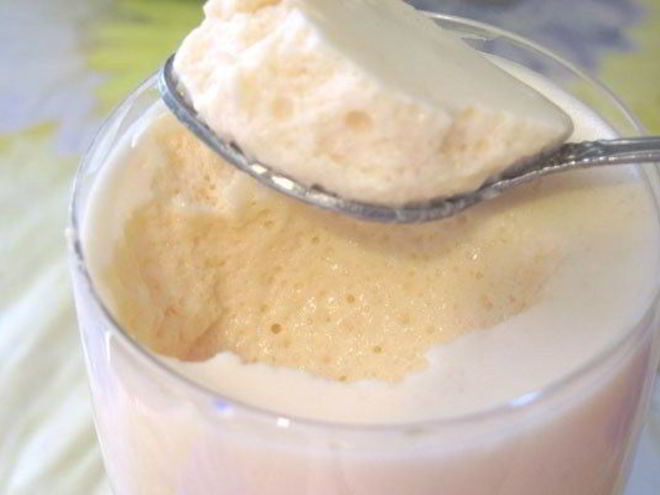 Рецепт сметанный мусс с ягодами