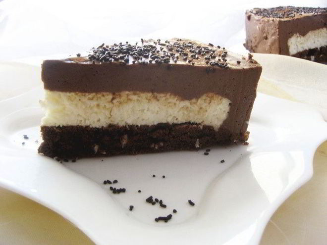 Рецепт торта-мусса кокос в шоколаде