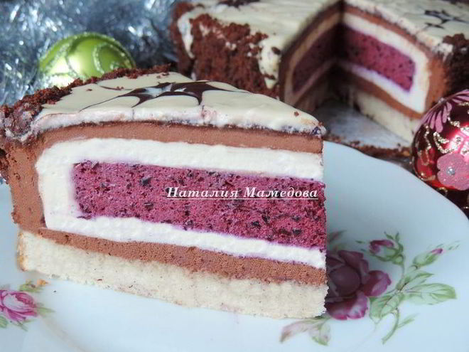 Рецепт торта-мусса новогодняя фантазия