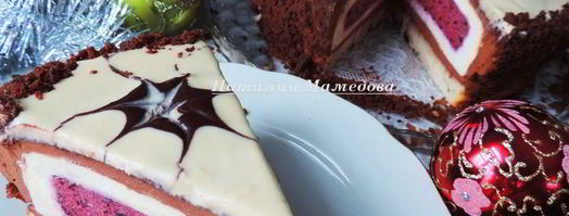 торт-мусс новогодняя фантазия. Шаг 21