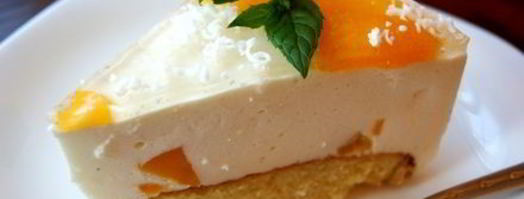 торт-мусс с персиками. Шаг 15