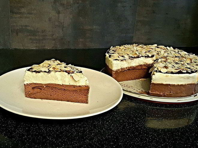 Рецепт торта-мусса три шоколада