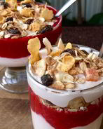 Творожно-ягодный мусс