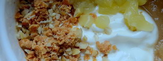 творожный мусс с ананасом и карамельными нотами. Шаг 4