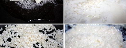 винное желе с нежным рисовым муссом и томатно-ягодным соусом. Шаг 3