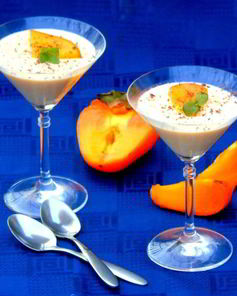 Панна-котта с хурмой