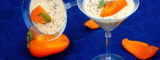 панна-котта с хурмой. Шаг 6