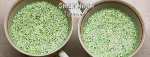 панна котта с руколой и соусом из белого шоколада. Шаг 5