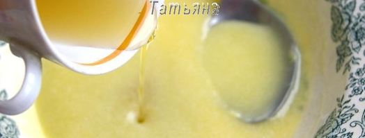 панна котта с руколой и соусом из белого шоколада. Шаг 7