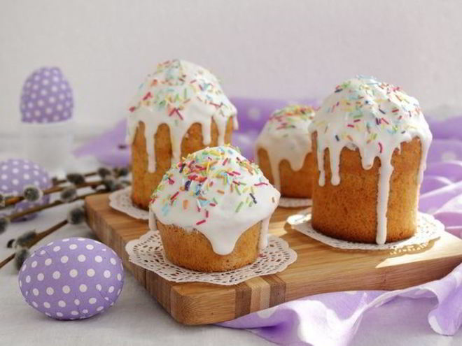 Рецепт апельсинового бездрожжевого кулича