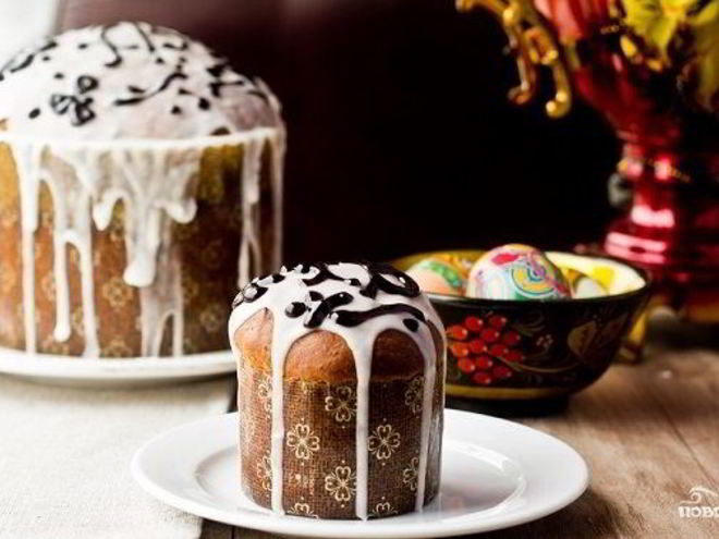 Рецепт глазури для кулича без яичного белка