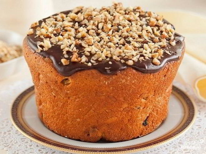 Рецепт глазури для пасхального кулича с сахаром