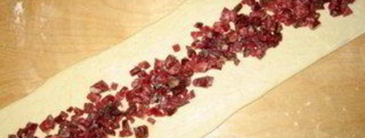 итальянская пасхальная коса с начинкой. Шаг 7