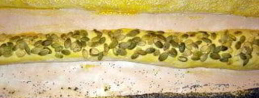 итальянская пасхальная коса с начинкой. Шаг 9