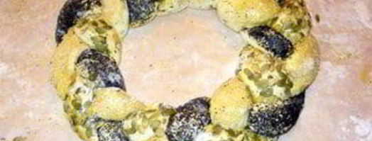 итальянская пасхальная коса с начинкой. Шаг 10