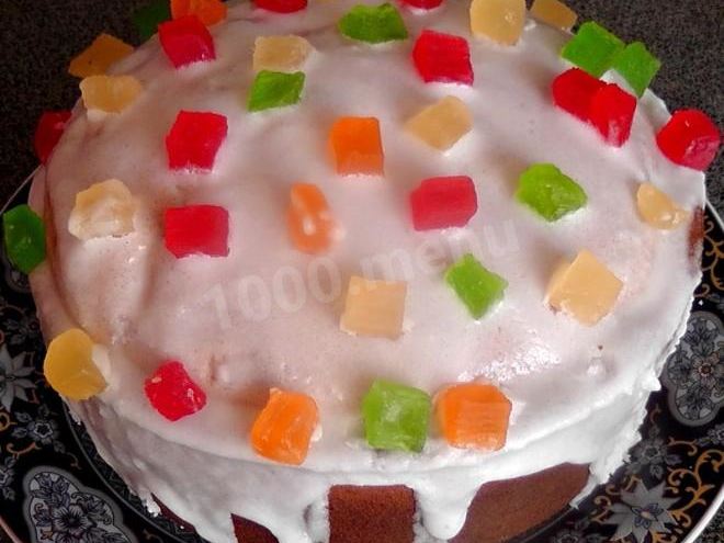 Рецепт кулича бездрожжевого