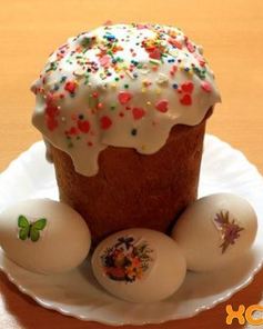 Кулич на сливках