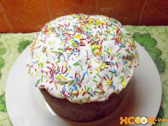 Рецепт кулича на сухих дрожжах