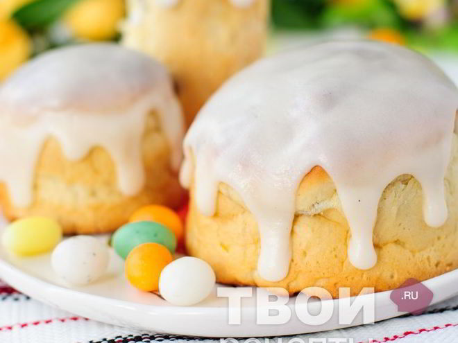 Рецепт кулича на желтках