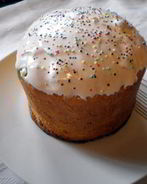 Кулич пасхальный с изюмом и орехами