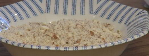 кулич с миндалем и изюмом. Шаг 6