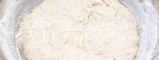 кулич с шоколадной глазурью. Шаг 2