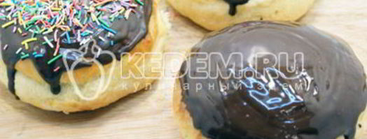 кулич с шоколадной глазурью. Шаг 9