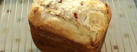 кулич с вяленой клюквой в хлебопечке. Шаг 7