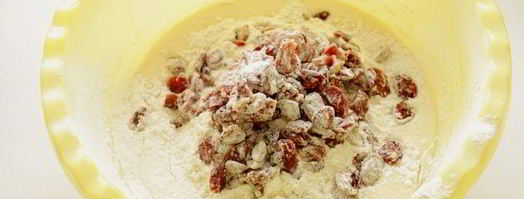 кулич творожный с вяленой клюквой. Шаг 4