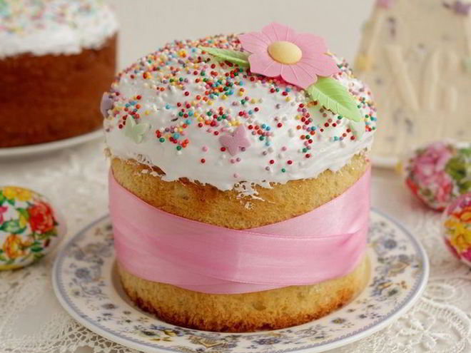 Рецепт кулича воздушного