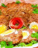 Пасхальное кольцо с яйцами