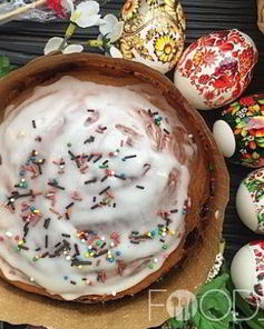 Пасхальный кулич без дрожжей