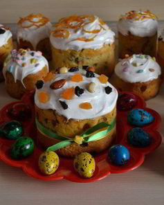 Пасхальный кулич-бриошь