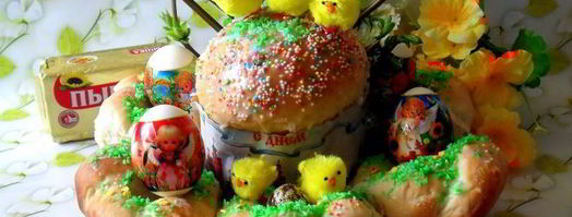 пасхальный кулич и булочки-гнездышки. Шаг 7