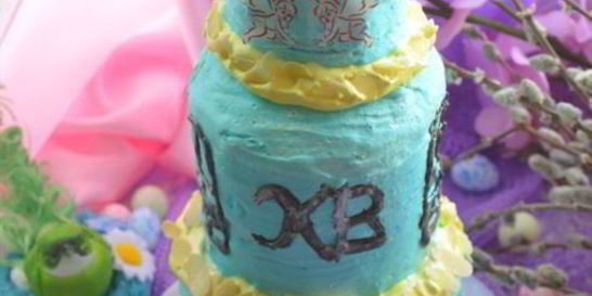 Пасхальный кулич Храм