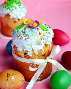 Пасхальный кулич на желтках