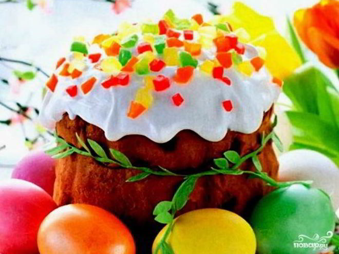 Рецепт пасхального кулича с цукатами