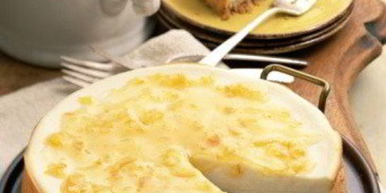 Пасхальный лимонный чизкейк