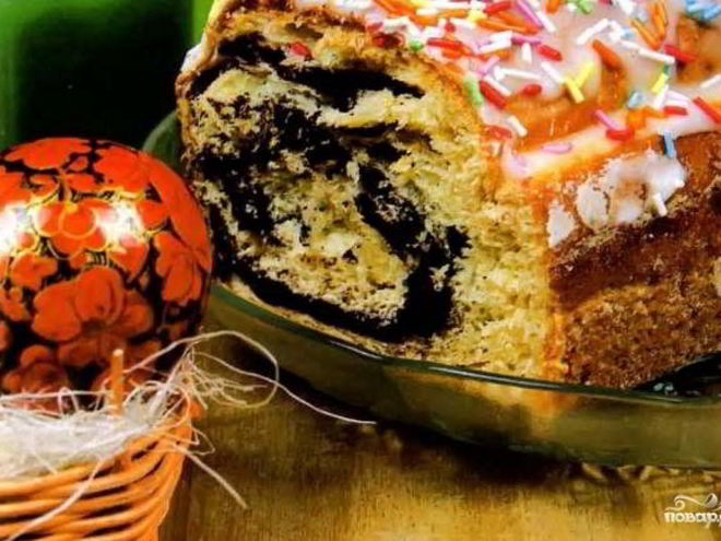 Рецепт пасхального рулета с маком