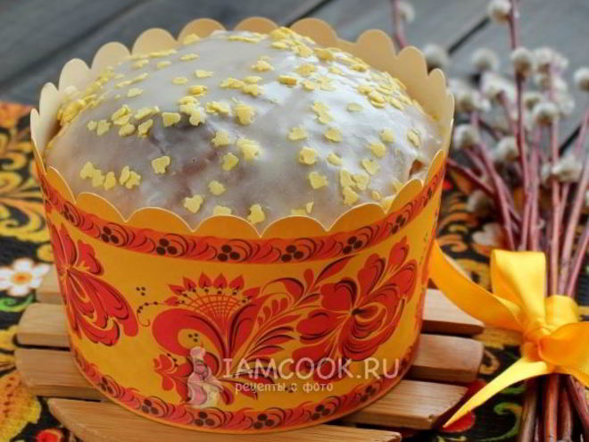Рецепт пасхального творожного кулича
