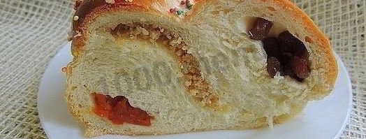 пасхальный венок с тройной начинкой. Шаг 5