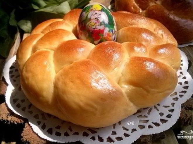 Рецепт пасхального венка