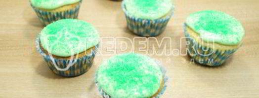пасхальные кексы куличики. Шаг 12