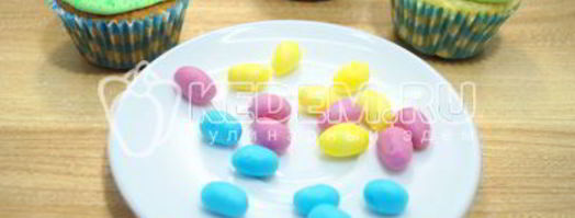 пасхальные кексы куличики. Шаг 13