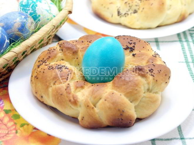 Рецепт пасхальных косичек